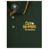 Cub Mcpaws - Green Cotton Blend Boys Polo T-Shirt ( Pack of 1 ) - None