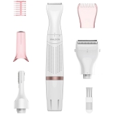 WALDON Women Trimmer PLS-10 White Corded Multigrooming Kit With 60 minutes Runtime