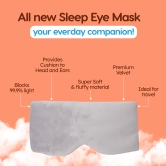 Velvet Sleep Eye Mask-NAVY BLUE