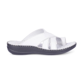 Liberty Light Grey Womens Leather Slipper - None