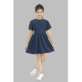 Pichkari - Navy Blue Rayon Girls Frock ( Pack of 1 ) - None