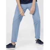 Ketch Slim Flat Mens Chinos - Blue ( Pack of 1 ) - None