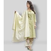 Doriya - Green Straight Rayon Women's Stitched Salwar Suit ( Pack of 1 ) - None