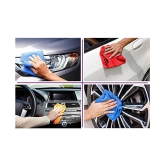 Microfibre Cloth for Car Cleaning, Home and kitchen cleaning microfiber clothes- 250 GSM- Pack of 5 pcs - 40 cm x 40 cm- Assorted Color