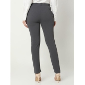 Smarty Pants Grey Cotton Straight Womens Formal Pants ( Pack of 1 ) - None