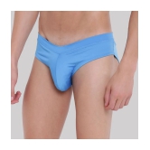 BASIICS By La Intimo - Blue BCSSS03 Polyester Mens Briefs ( Pack of 1 ) - None