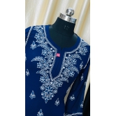 Short Top & Dupatta sets-Neavy blue / Premium Soft Georgette