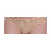 Madam - Beige Denim Self Design Womens No Panty Line ( Pack of 1 ) - None