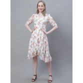 MINI & MING Floral Print Georgette Midi Dress