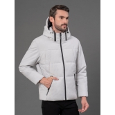 RedTape Hooded Jacket for Men | Padded & Detachable Hood | Enhanced Comfort