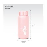 Milton Aqua 500 Stainless Steel Water Bottle (500 ml) Light Pink - Light Pink