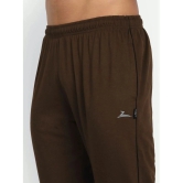 Zeffit - Coffee Cotton Blend Mens Trackpants ( Pack of 1 ) - None