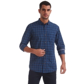 Ruggers 100 Percent Cotton Blue Shirt - None