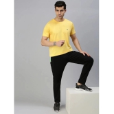 ONN - Yellow Cotton Blend Regular Fit Mens T-Shirt ( Pack of 1 ) - None