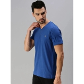 ONN - Indigo Cotton Blend Regular Fit Mens T-Shirt ( Pack of 1 ) - None