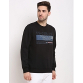 Rodamo  Men Black Printed Sweatshirt