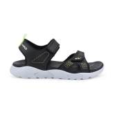 Campus - Black Mens Floater Sandals - None