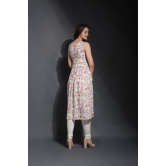 Aashi flower print kurta-XXL