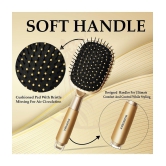 Majestique 2Pcs Round And Paddle Hair Brush For Long Thick Thin Curly Natural Hair Women And Men