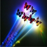 Decorative LED Butterfly Shaped Hair Pins (Pack Of 8)