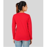 ferocious - Red Cotton Regular Fit Women's T-Shirt ( Pack of 1 ) - None