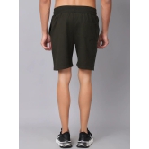 Rodamo  Men Green Slim Fit Sports Shorts