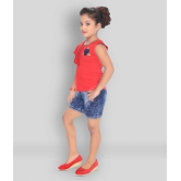 Zadmus - Red Denim Girls ( Pack of 1 ) - None