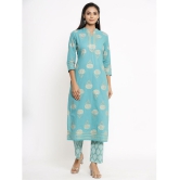 KIPEK - Blue Straight Rayon Women's Stitched Salwar Suit ( Pack of 1 ) - None