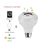 Music Light Bulb, E27 and B22 led Light Bulb with Bluetooth Speaker RGB Self Changing Color Lamp Built-in Audio Speaker for Home, Bedroom, Living Room, Party Decoration