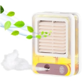 Small Personal Desk Fan with Mist Spray