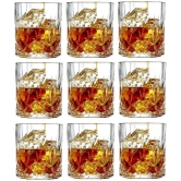 Somil Whisky  Glasses Set,  200 ML - (Pack Of 9)