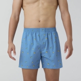 Splash Cotton Boxers - Bus Blue XL