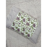 Hand Block Cotton Bedsheet | Sage Bedsheet-King