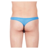 La Intimo Nylon Mens Thongs ( Blue ) - S