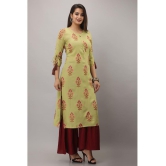 MAUKA - Green Straight Rayon Women's Stitched Salwar Suit ( Pack of 1 ) - None