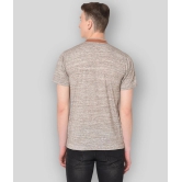 Glito - Brown Cotton Blend Regular Fit Mens T-Shirt ( Pack of 1 ) - None