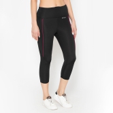 Women's Gym Capri - Black Black M