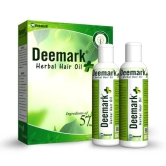 Deemark Hair Oil Plus Half Course (2*200ml) Control Hairfall & Splitends | Hair Growth Hair Oil