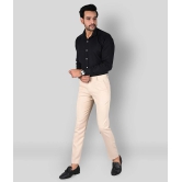 MANCREW - Cream Polycotton Slim - Fit Mens Formal Pants ( Pack of 1 ) - None