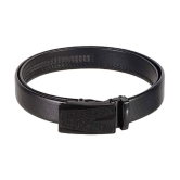 Zacharias - Black Leather Men's Casual Belt ( Pack of 1 ) - None