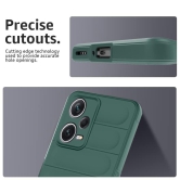 Winble Mi Redmi Note 12 Pro 5G Back Cover Case Jacket Liquid Silicone (Green)