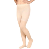 SELETA - Beige Nylon Women's Full length Stockings ( Pack of 1 ) - None