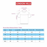 London Hills Women Printed T-Shirt Half Sleeve Oversized t Shirts for Women Drop Shoulder Tshirt for Women