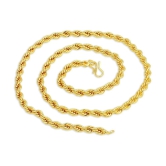 Sukkhi Lavish Gold Plated Rope Chain for Men - None