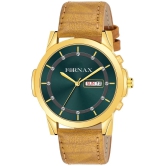 FORNAX - Brown Leather Analog Mens Watch