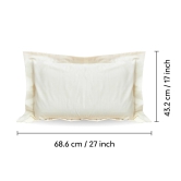 Classic 100% Cotton Bed Pillow Cover | Single Peach