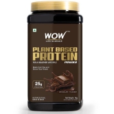 WOW Life Science Plant Protein Powder - Made From Pea & Brown Rice Protein - Chocolate Flavour