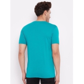 Lycos - Cotton Blend Regular Fit Blue Men's T-Shirt ( Pack of 2 ) - None