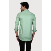 Springberry - 100% Cotton Slim Fit Sea Green Men's Casual Shirt ( Pack of 1 ) - None