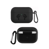 l&t world Silicone Press and Release Headphone Case  (Black)